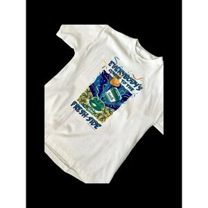 Vintage 1991 Salem USA Cigarettes Single Stitched Graphic Shirt Sz XL Party
